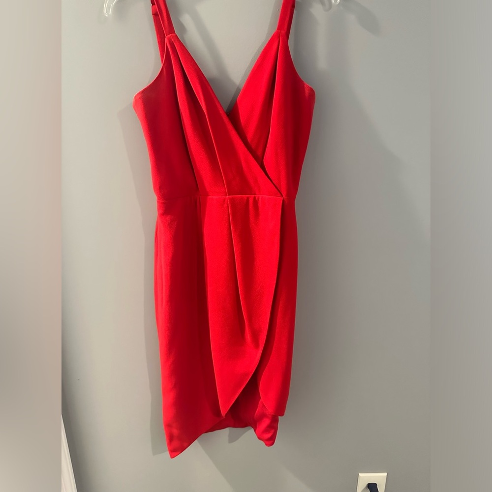 “Dress The Population” Red Dress worn once